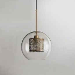 Moderne Minimalistisk Nordisk Stil Dekorasjon Kafé Glasskule Enkelthodet Anhengslampe