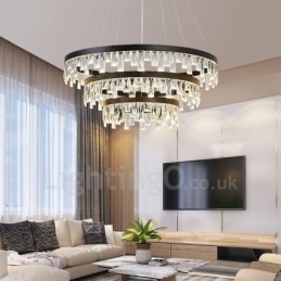 Moderne Sirkeldesign Krystall Pendellampe