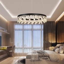 Moderne Sirkeldesign Krystall Pendellampe