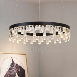 Moderne Sirkeldesign Krystall Pendellampe