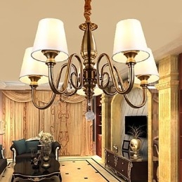 Lysekrone Moderne Samtids Metall