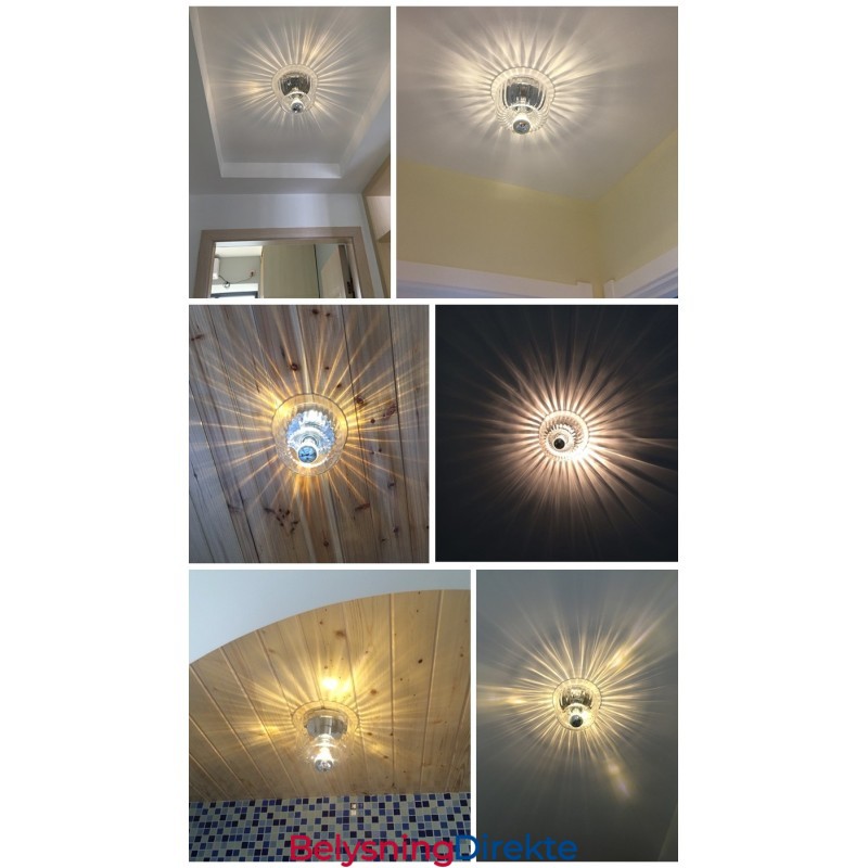 Skyggefri Pære Vegglampe Moderne Samtids Taklampe