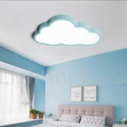 Ultratynne Skyer, Dimbare, Moderne, Samtidskunstneriske, Nordiske Stiler, Innfelt Taklampe Med Akrylskjerm Og Fjernkontroll, Kan Også Brukes Som Vegglampe