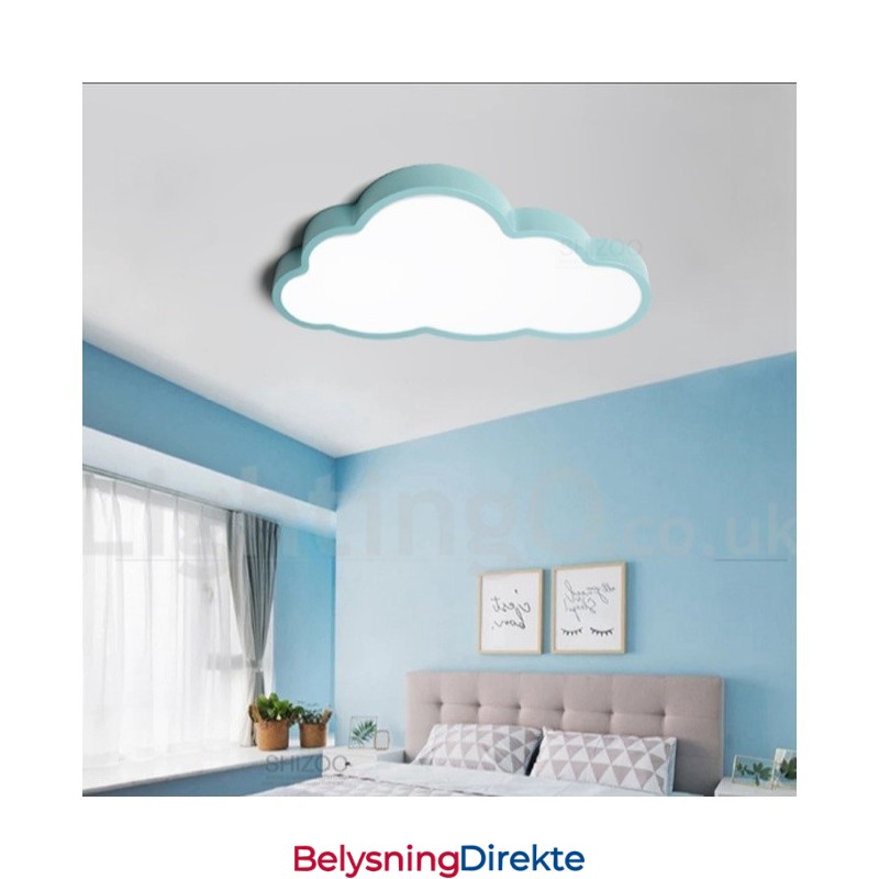 Ultratynne Skyer, Dimbare, Moderne, Samtidskunstneriske, Nordiske Stiler, Innfelt Taklampe Med Akrylskjerm Og Fjernkontroll, Kan Også Brukes Som Vegglampe