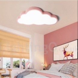 Ultratynne Skyer, Dimbare, Moderne, Samtidskunstneriske, Nordiske Stiler, Innfelt Taklampe Med Akrylskjerm Og Fjernkontroll, Kan Også Brukes Som Vegglampe