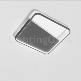 Moderne Minimalistiske Ultratynne 5 Cm Firkantede Aluminiumslamper I Innfelt Form