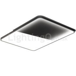 Moderne Minimalistiske Ultratynne 5 Cm Aluminiums Rektangulære Innfelte Taklamper