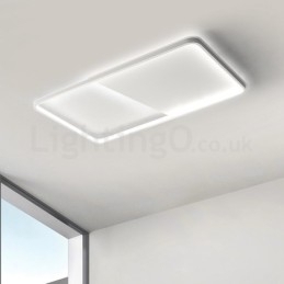Moderne Minimalistiske Ultratynne 5 Cm Aluminiums Rektangulære Innfelte Taklamper