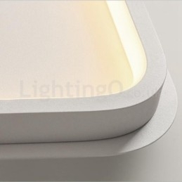 Moderne Minimalistiske Ultratynne 5 Cm Aluminiums Rektangulære Innfelte Taklamper