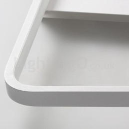 Moderne Minimalistiske Ultratynne 5 Cm Aluminiums Rektangulære Innfelte Taklamper