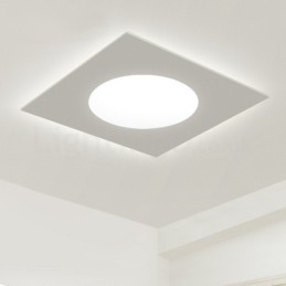 Moderne, Stilig, Tynn, Firkantet, Innfelt Taklampe