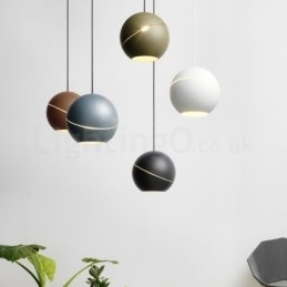 Moderne Kuleformet Nattbordslampe