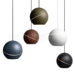 Moderne Kuleformet Nattbordslampe