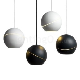 Moderne Kuleformet Nattbordslampe