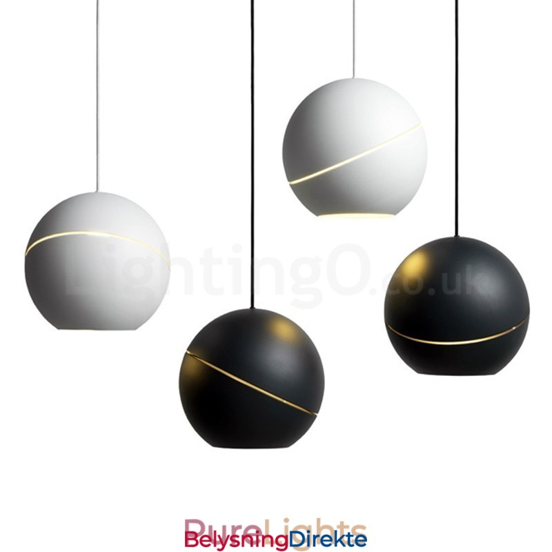 Moderne Kuleformet Nattbordslampe