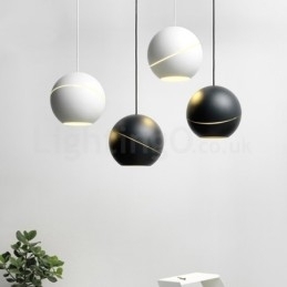 Moderne Kuleformet Nattbordslampe