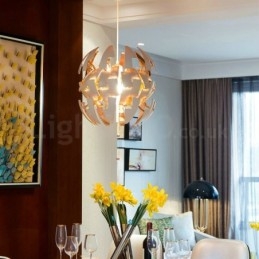 Nordisk Moderne Lysekronekule Anhengslampe