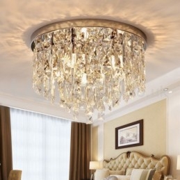 Moderne Innfelte Taklamper Krystalllamper