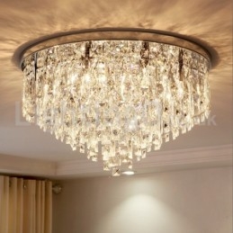 Moderne Innfelte Taklamper Krystalllamper