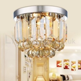 Moderne Krystall Innfelte Taklamper