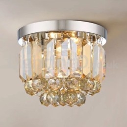 Moderne Krystall Innfelte Taklamper
