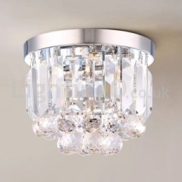 Moderne Krystall Innfelte Taklamper