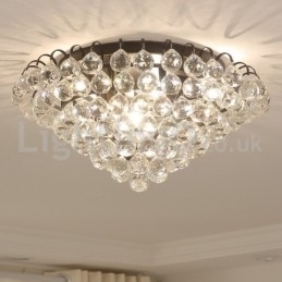 Moderne 30 Cm 55 Cm Runde Krystalllamper I Innfelt Form