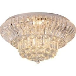 Moderne 38 Cm 57 Cm Runde Krystalltaklamper I Innfelt Form