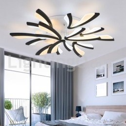 Nyeste 9-Lys Rimelige Moderne Innfelte Taklamper