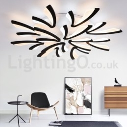 Nyeste 12-Lys Elegante Moderne Innfelte Taklamper
