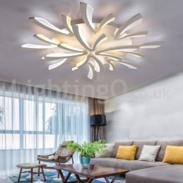 Nyeste 12-Lys Elegante Moderne Innfelte Taklamper