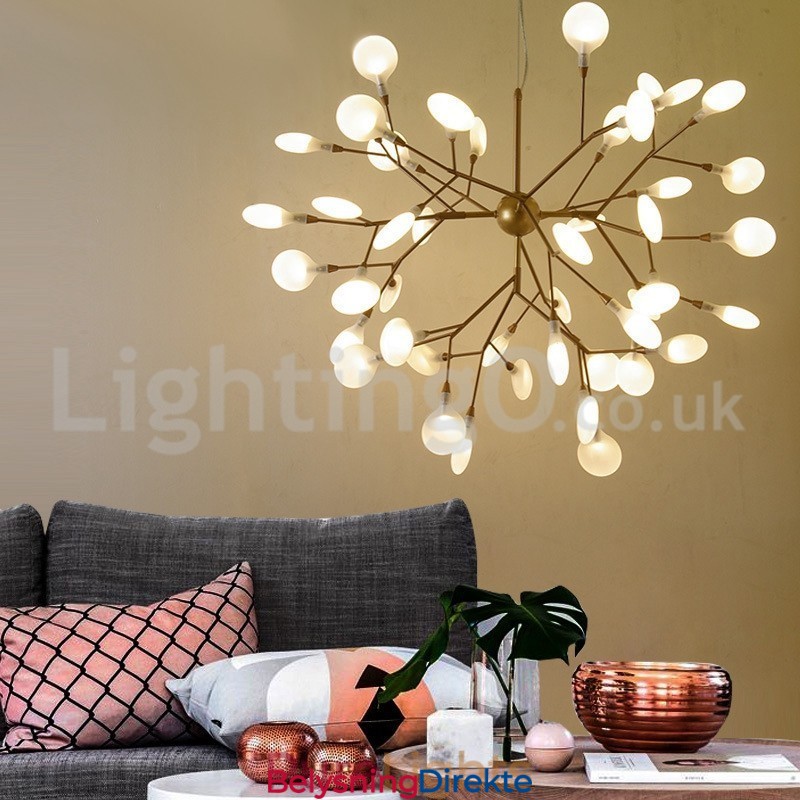 Postmoderne Fireflies-Lysekrone