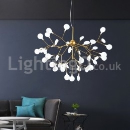 Postmoderne Fireflies-Lysekrone