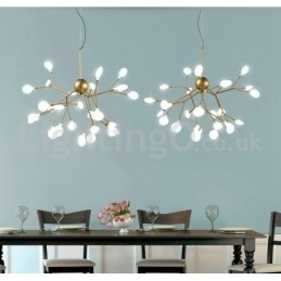 Postmoderne Fireflies-Lysekrone