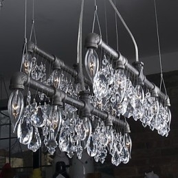 Kreativ Lysekrone I Nordamerikansk Stil Med 5 Lys I Rørdesign