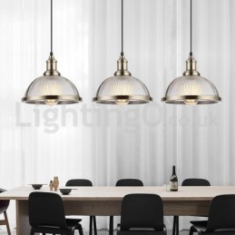 Industriell Rustfri Pendellampe Med Enkelt Hode