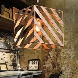 Retro Jernlampe Moderne Minimalistisk Lysekrone I Industriell Stil