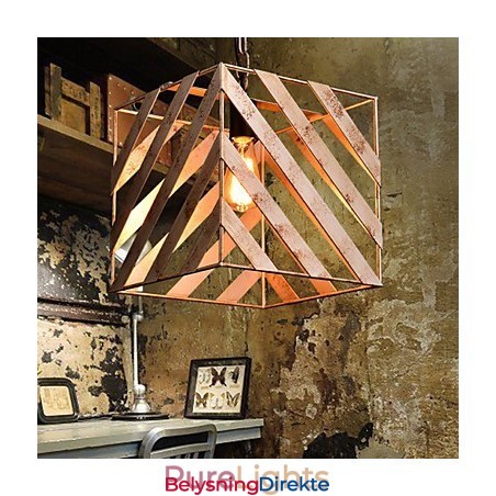 Retro Jernlampe Moderne Minimalistisk Lysekrone I Industriell Stil