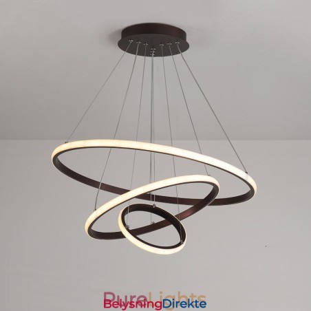 Dimmbar Pendellampe Outside The Circles Light Med Fjernkontroll, Moderne Designringer