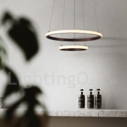 Dimmbar Pendellampe Outside The Circles Light Med Fjernkontroll, Moderne Designringer