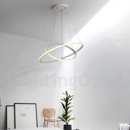 Dimmbar Pendellampe Outside The Circles Light Med Fjernkontroll, Moderne Designringer