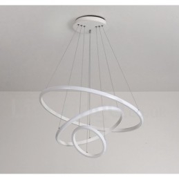 Dimmbar Pendellampe Outside The Circles Light Med Fjernkontroll, Moderne Designringer