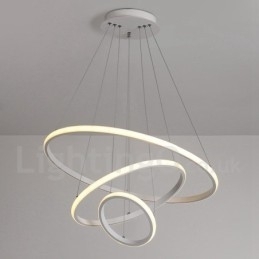 Dimmbar Pendellampe Outside The Circles Light Med Fjernkontroll, Moderne Designringer