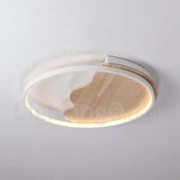 Dimmbar Hvit Sky Rund Tre Taklampe Ultratynn Taklampe Kan Også Brukes Som Vegglampe