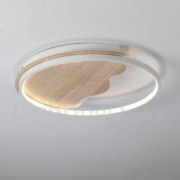 Dimmbar Hvit Sky Rund Tre Taklampe Ultratynn Taklampe Kan Også Brukes Som Vegglampe