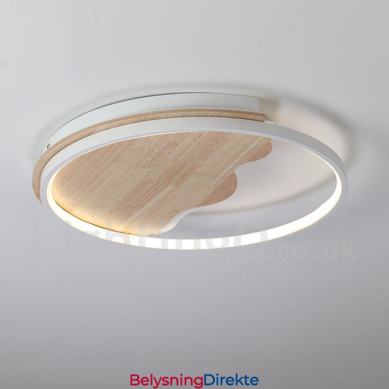 Dimmbar Hvit Sky Rund Tre Taklampe Ultratynn Taklampe Kan Også Brukes Som Vegglampe