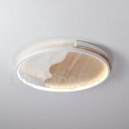 Dimmbar Hvit Sky Rund Tre Taklampe Ultratynn Taklampe Kan Også Brukes Som Vegglampe
