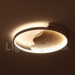 Dimmbar Hvit Sky Rund Tre Taklampe Ultratynn Taklampe Kan Også Brukes Som Vegglampe