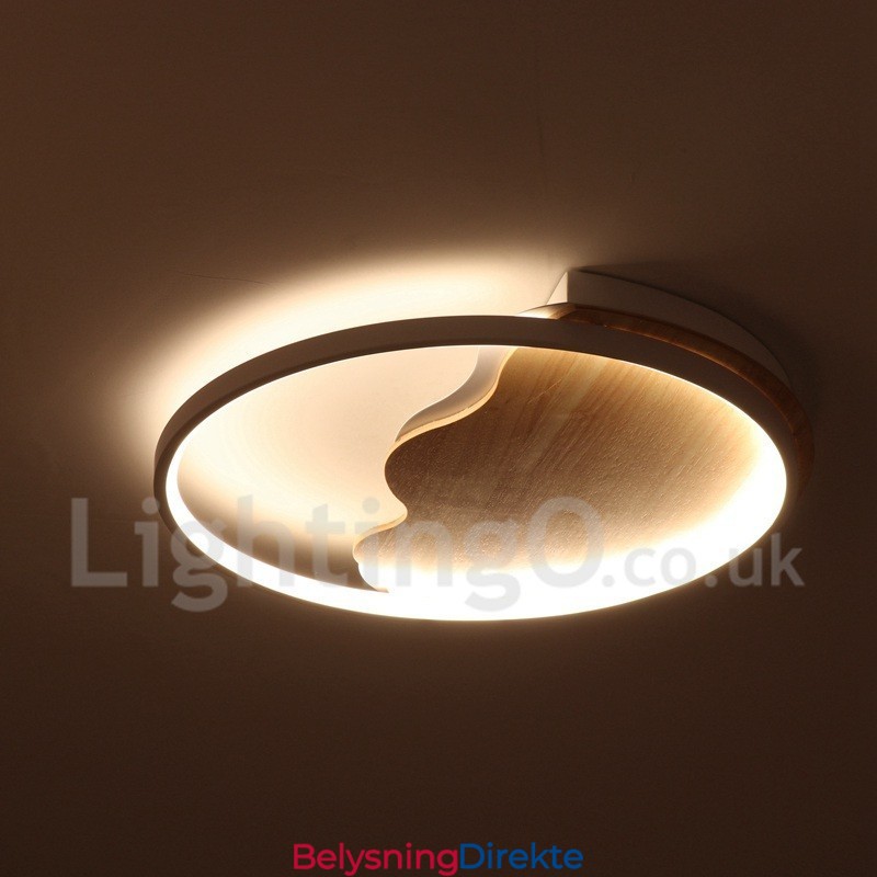 Dimmbar Hvit Sky Rund Tre Taklampe Ultratynn Taklampe Kan Også Brukes Som Vegglampe
