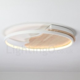 Dimmbar Hvit Sky Rund Tre Taklampe Ultratynn Taklampe Kan Også Brukes Som Vegglampe